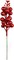 Red Glitter Cluster Berry Pick | 9-Inch | Festive Holiday Decor | Trees, Wreaths, & Garlands | Gift Wrapping | Christmas Berries | Home & Office Decor (Set of 24)